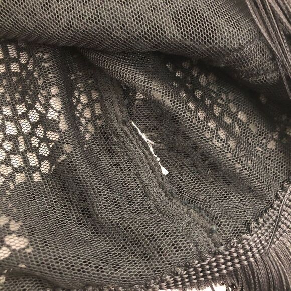 Charles Chang Lima Lace Fringe Embroidered Floral Long Sleeve - Picture 6 of 6